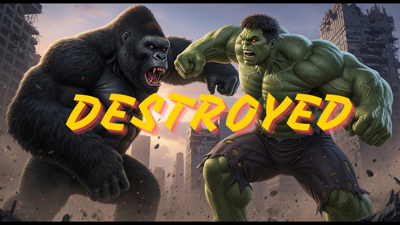 Hulk vs King Kong – New York Is Destroyed!