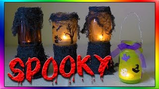 DIY Haunted Halloween Lanterns