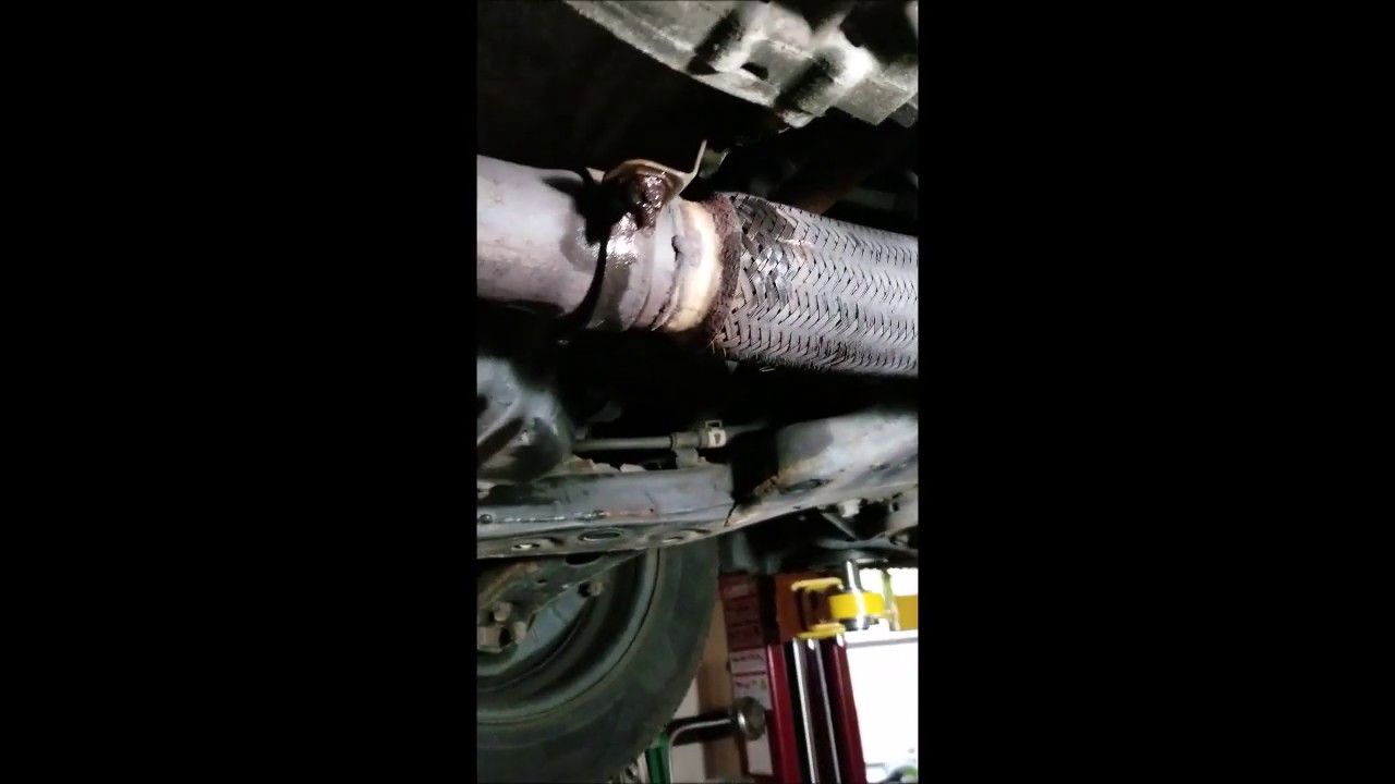 Flex Joint Exhaust repair, on a 2007 Toyota Camry - YouTube