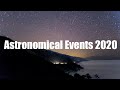 Astronomical Events in 2020 - Planets, Eclipses, Meteor Showers and Conjunctions