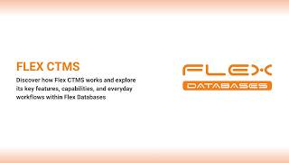 Flex Databases Clinical Trial Management System (CTMS) Demo