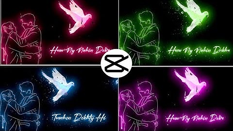 Trending Rain Drop Glowing light Effect Lyrical Status Video Editing || Alight Motion And Node Video