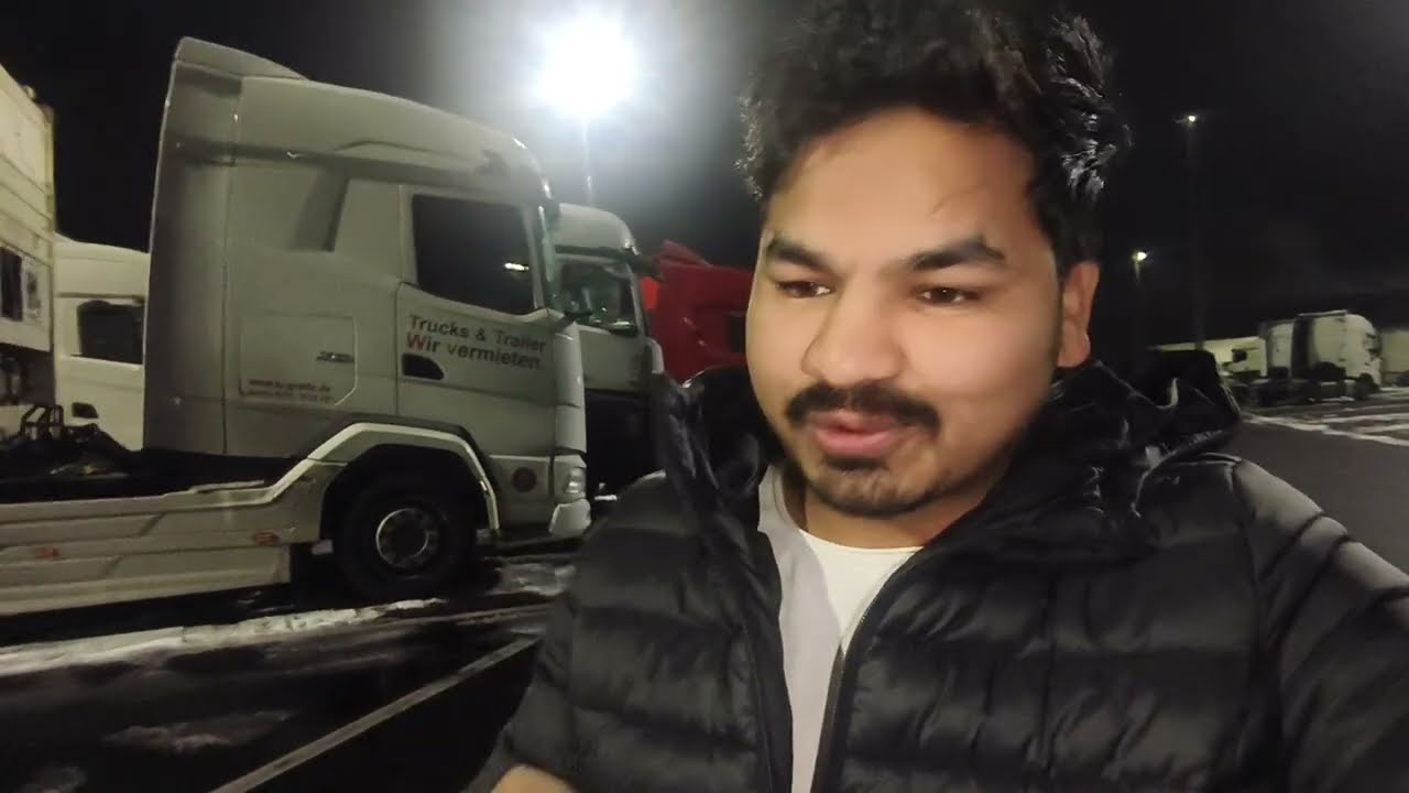 आज की रात यूरोप की सड़को के नाम 🇪🇺🚛 | आज मेरा मैनेजर रात  का task दिया 😫| Europe truck driver vlog🔥