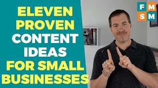 Content Ideas For Small Business Owners