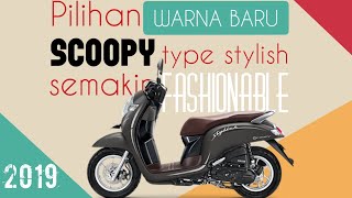 Honda Scoopy Stylish | Warna Baru 2019