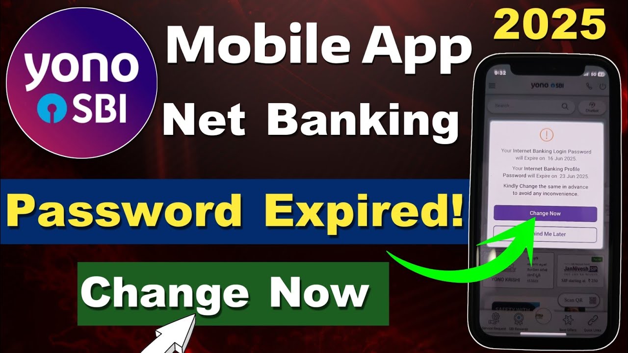 🔥SBI YONO App Password Expired అయిందా | Yono SBI Password Expired | Yono SBI App Password Change