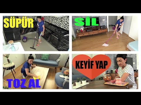 KOMPLE EV TEMİZLİĞİ...BOL MOTİVASYONLU VEDE DETAYLI (VLOG 808)