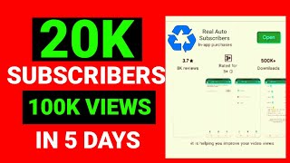 How to Get Free Subscribers and Views on YouTube with Proof - Free subs App - Real Auto Subscribers screenshot 4