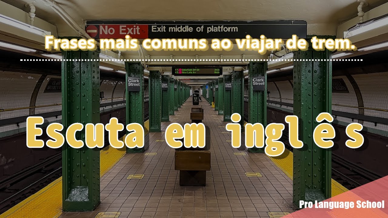 As frases mais comuns em inglês perguntadas em um trem. - YouTube