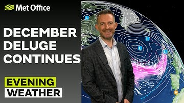 06/12/2025 - Morgen komt er een regenband aan - Avondweerbericht VK – Met Office Weather
