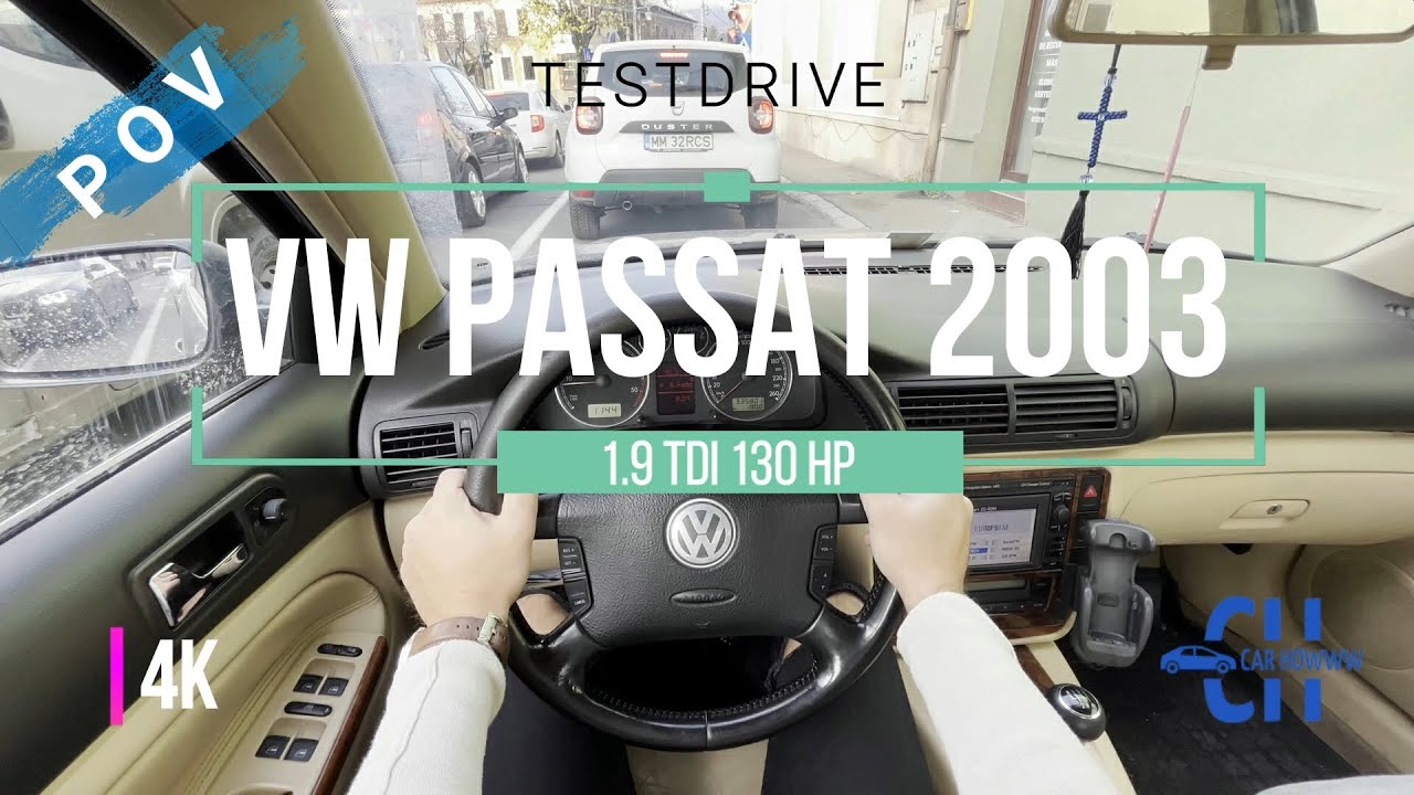 VW PASSAT 2003 1.9 TDI 130 HP | 4K POV City Testdrive - YouTube