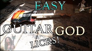 Easy Guitar God Licks