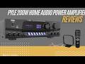 Pyle PT260A 200W Home Audio Amplifier Review Karaoke Stereo Receiver Setup