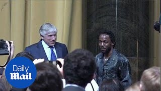 Stay humble! Kendrick Lamar accepts the Pulitzer Prize