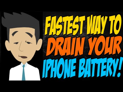 Fastest Way to Drain Your iPhone Battery!