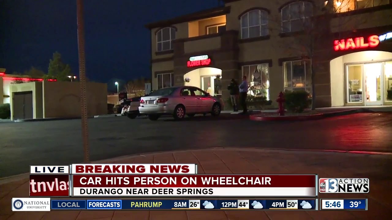 Car hits person in a wheelchair YouTube