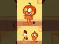 🎃 A scared Pumpkin! 😱 #GarfieldOfficial #Garfield #Shorts #Funny