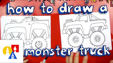 How To Draw A Monster Truck