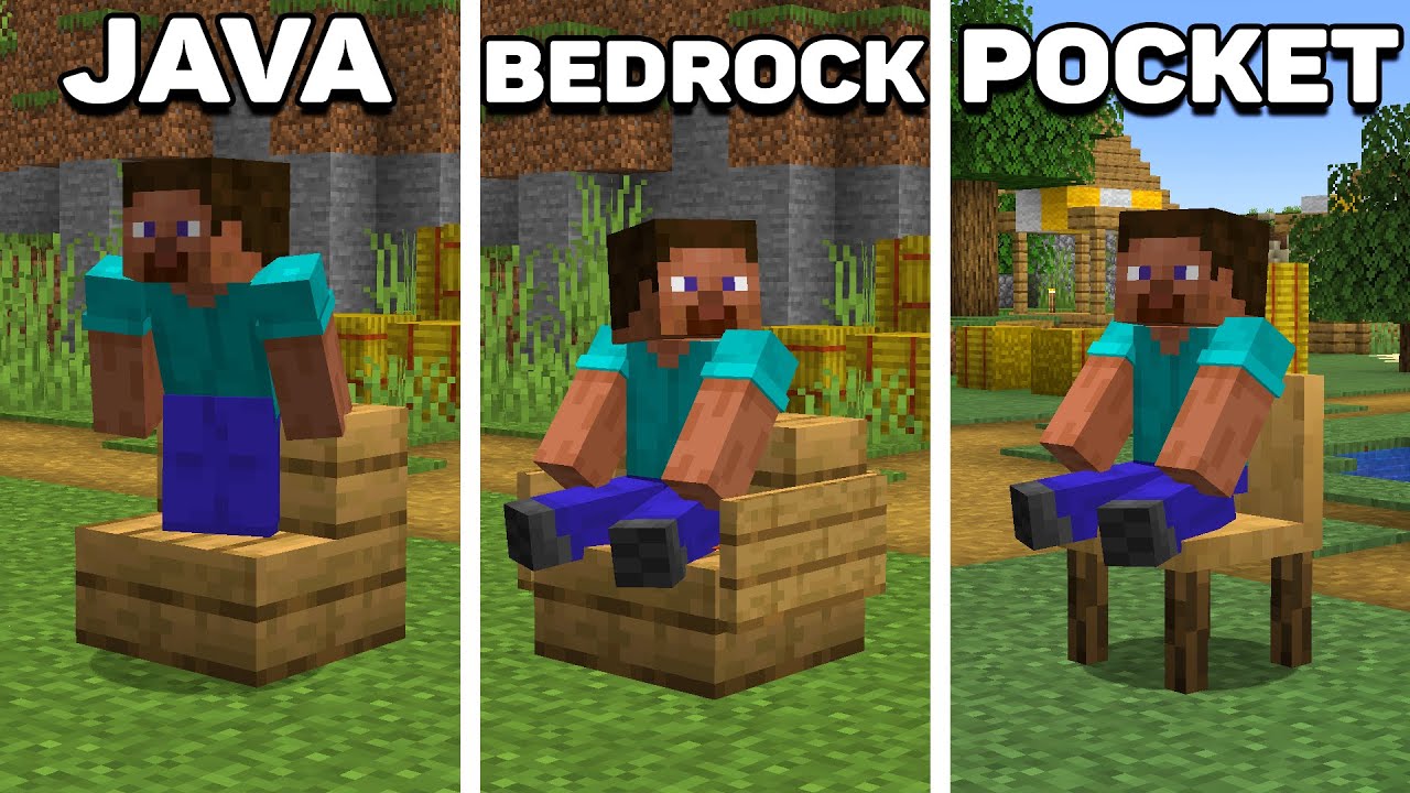 Java vs Bedrock but 2013 vs 2023 