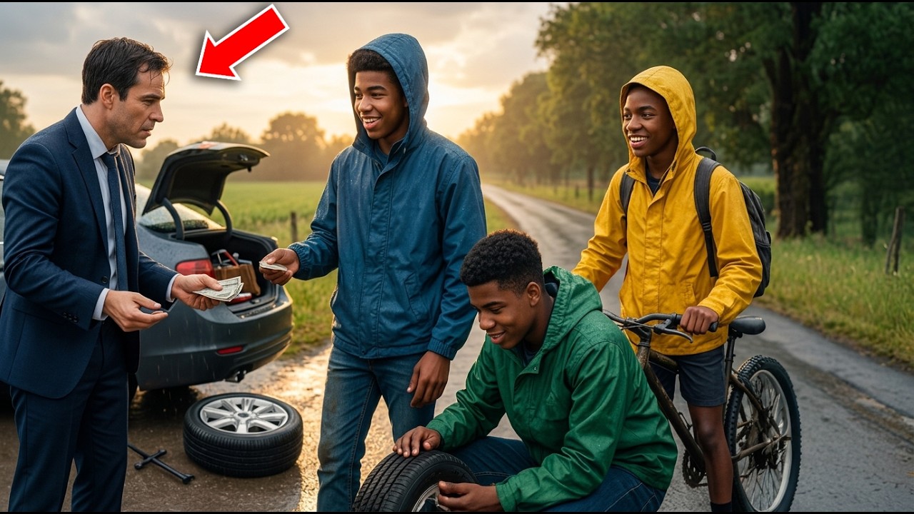 La pluie martelait ma Mercedes, et pourtant ce n'est pas elle qui m'a arrêté. À trente-huit minutes d'un contrat d'un milliard de dollars, un bruit sourd, un pneu crevé, aucune âme à l'horizon. Je...