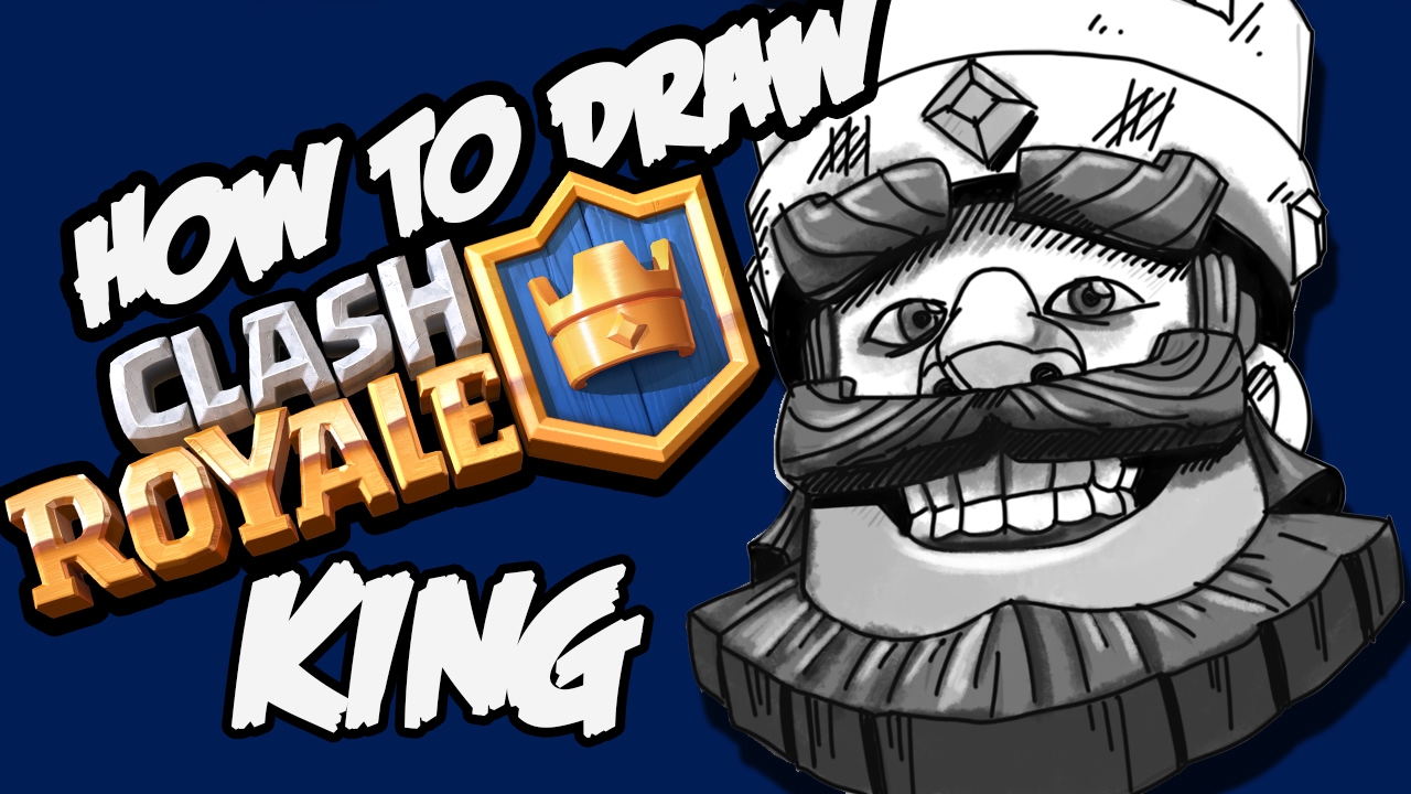 How to draw The KING ( Clash Royale)!! - YouTube