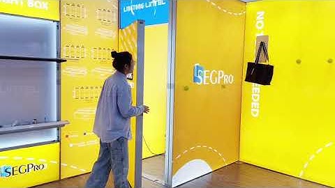 New Design! SEG LED light box booth combined with storage room?