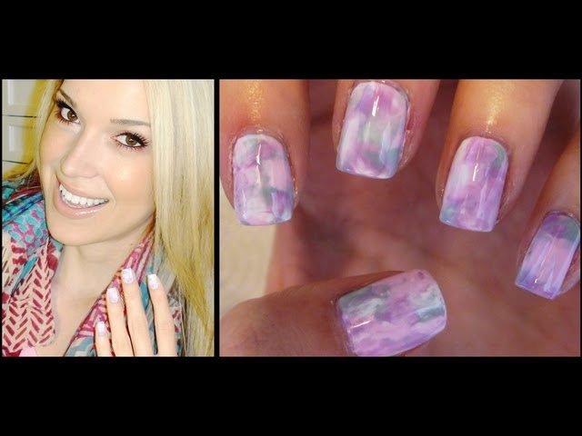 How To Make Your Nail Polish Look Like Watercolor Paint - Fashionista