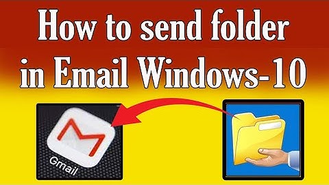 Send folder on Email || How to Send entire folder in Gmail || how to Compress files in Folder 2025