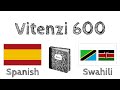 Vitenzi muhimu 600 - Kihispania + Kiswahili