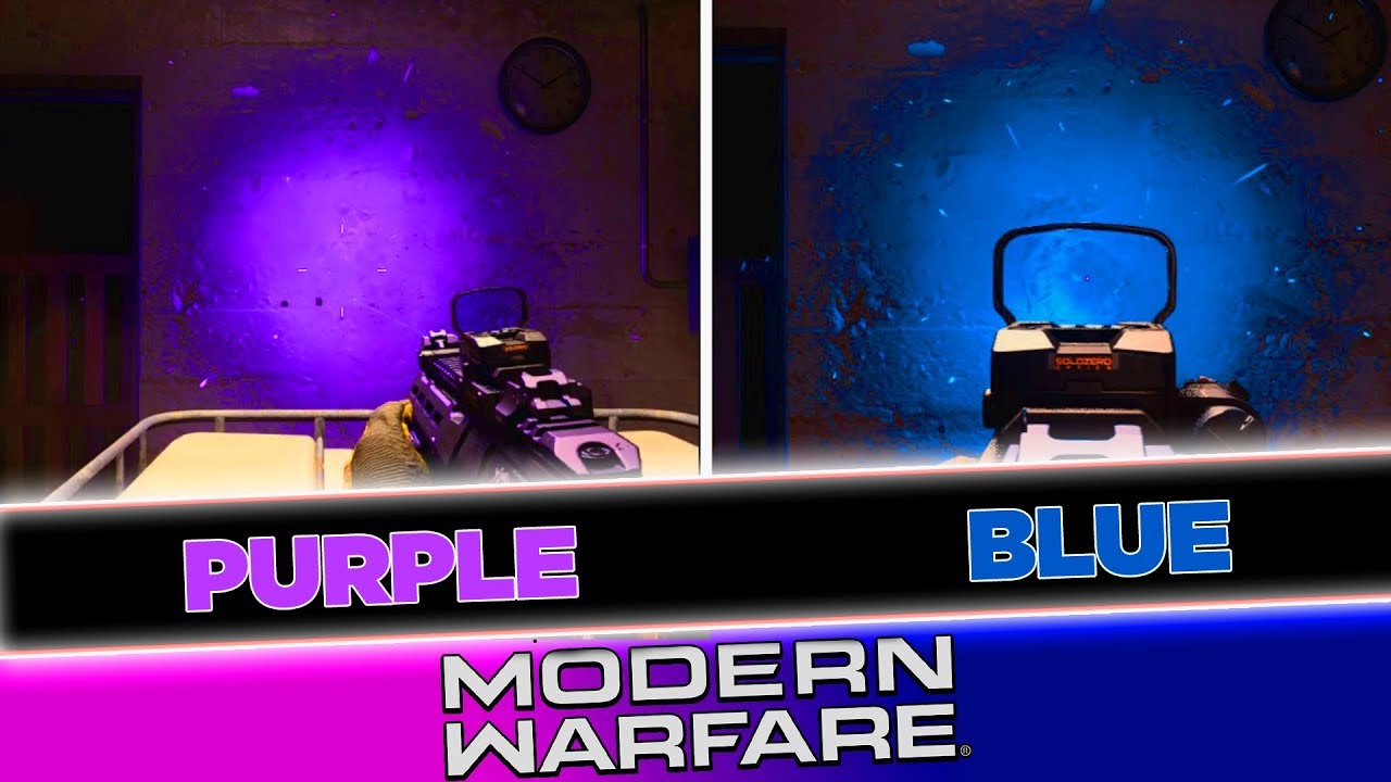 How to Turn Purple Tracers to Blue! (Modern Warfare)