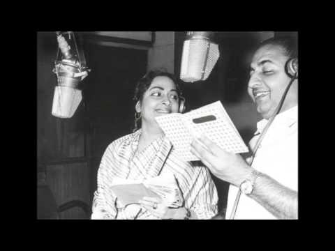 Geeta Dutt , Mohd Rafi : Kal Talak Hum Theek Thaa - Detective (1958)