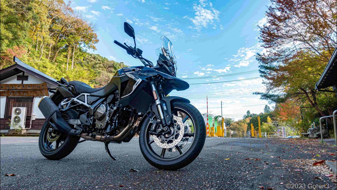 Vストローム800　レンタル、インプレ　無印800をVスト650と比較しています。