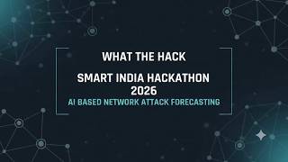 What the Hack : AI based Network Attack Forecasting from Network Traffic Data