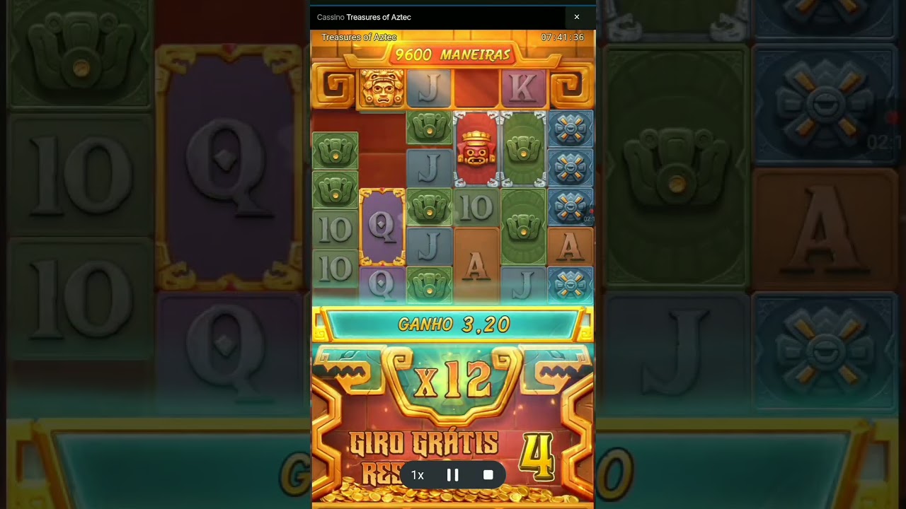 Bônus de 20 reais no Treasure of Aztec ! Deu bom !