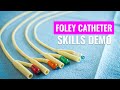 Foley catheter sizes and indication  rn skills demo