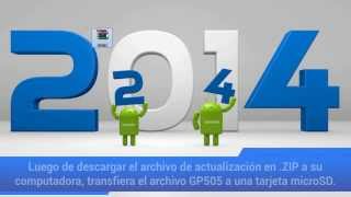 Smatphone GP505 Update   Tutorial Español