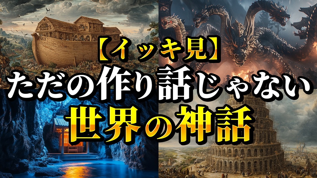 【イッキ見】ただの作り話じゃなかった！本当だった可能性が高い世界の神話18選【ゆっくり解説】