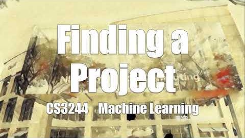 01.pre.07 « Finding a Project « Machine Learning « NUS School of Computing