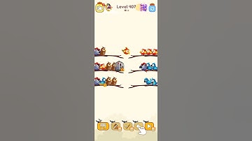 bird sort color game level 407 #birdsortcolor #gamedesign #gameartdesign #games #gamedevelopment