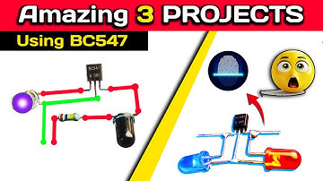 Top 3 Electronics Projects with BC547 Transistor | BC547 Transistor | BC547