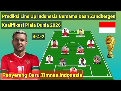 Penyerang Baru Indonesia Dean Zandbergen !! Prediksi Line Up Indonesia Bersama Dean Zandbergen