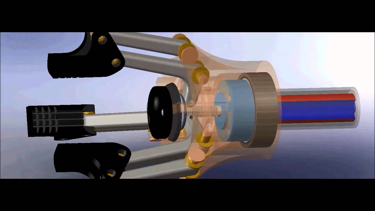 Simulink and Solidworks model of Robot Gripper with force control.