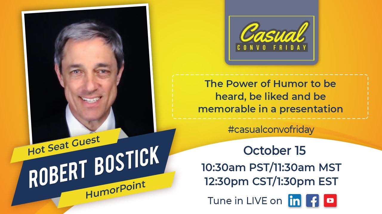 Casual Convo Friday with Robert Bostick, HumorPoint