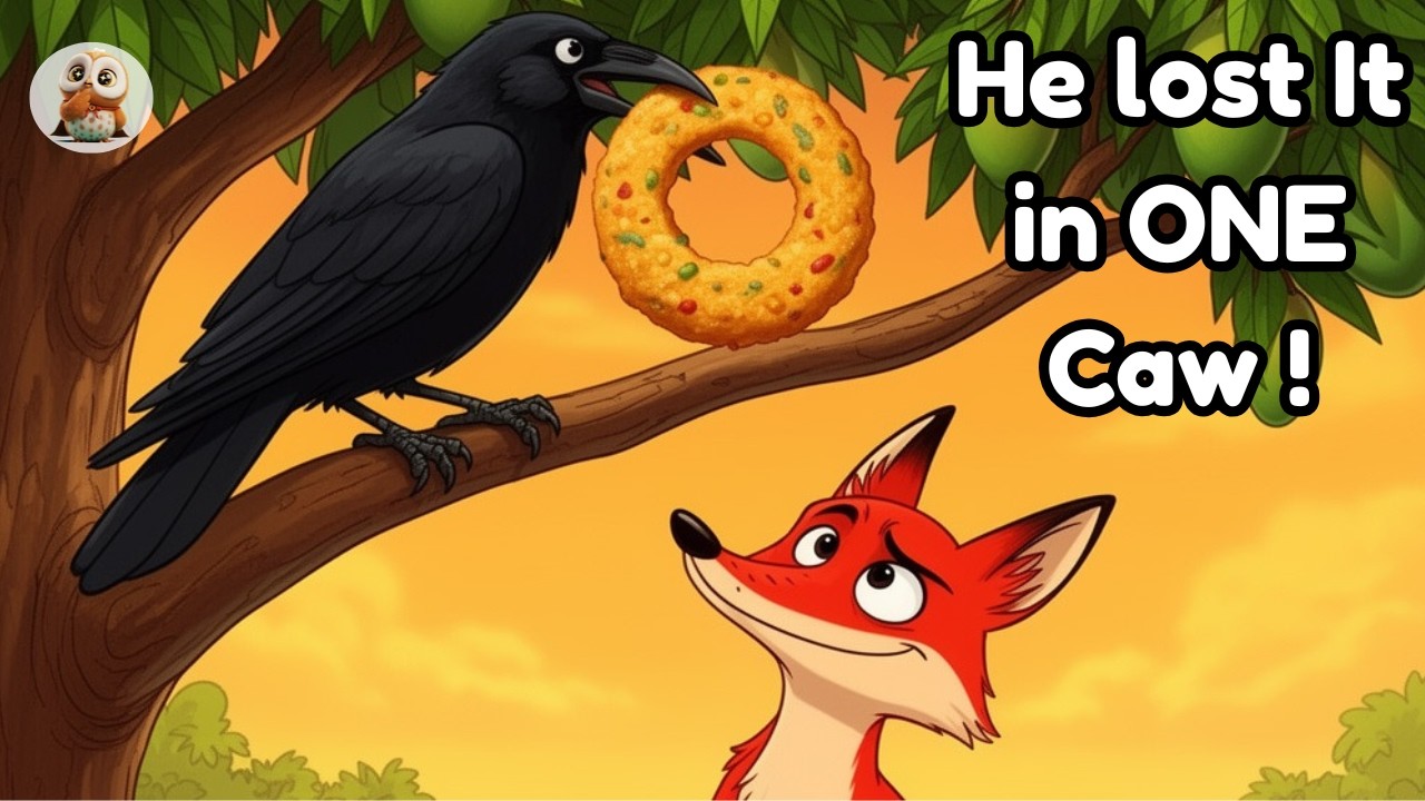 The Crow Lost EVERYTHING in ONE Second! 🦊 | Kids Moral Story - YouTube