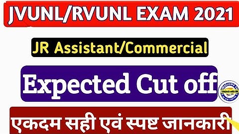 RVUNL JVUNL Jr Assistant Expected Cut Off 2021|| Typing