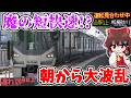 【魔の短快速!?】倒木で運休!? 朝から大波乱!? 連結失敗!? 想定外の運転取りやめで、阪和間の鉄路が断たれた…【ゆっくり実況】
