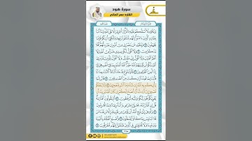 سورة هود من الاية 29 - 45 / للقارئ عمر العاني