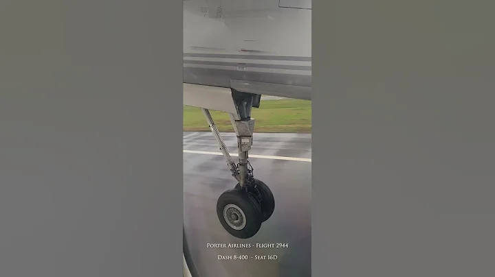 Porter Airlines Dash 8-400 Takeoff from Boston #shorts