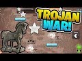 LAST MINUTE WAR ATTACKS! - Trojan War Event! - "Clash of Clans"