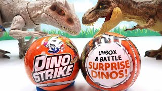 Dinosaur 5 Surprise Egg - Ankylosaurus, Pteranodon! Transformer Dino Robot Battle